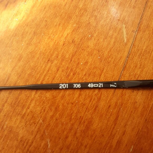 VINTAGE 90s Giorgio Armani 201 706 49 21 red Rx lens Unisex round sunglasses - Picture 8 of 8